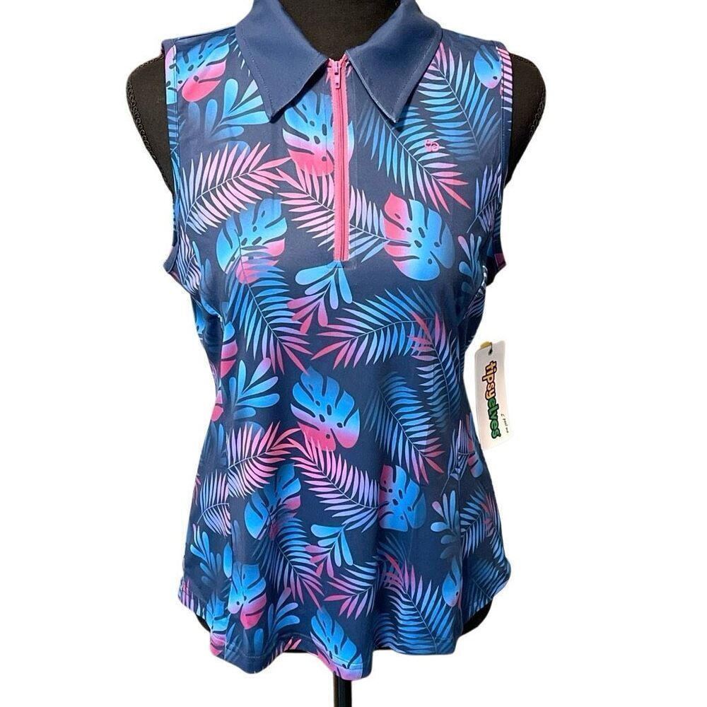 Tipsyelves Women’s Golf Polo Top